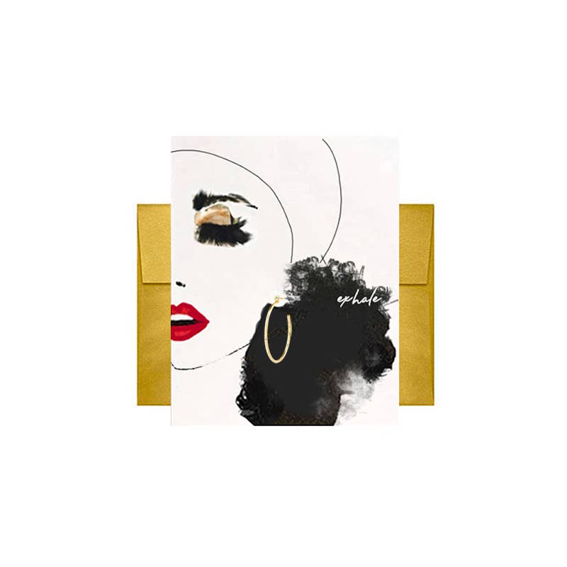 Exhale Encouragement Greeting Card