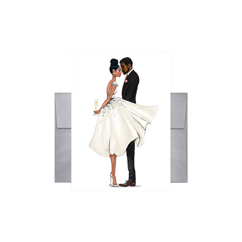 Quiet Moments Greeting Card -Multicultural, African American