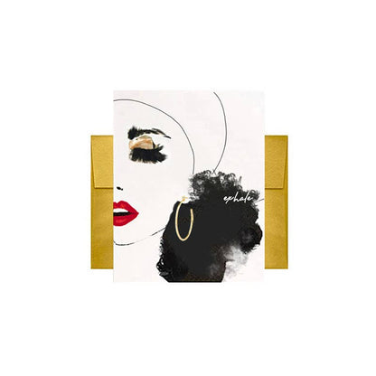 Exhale Encouragement Greeting Card