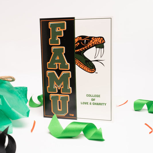 FAMU Greeting Card Florida A&M University commencement graduation FAMU marching 100 black greeting card