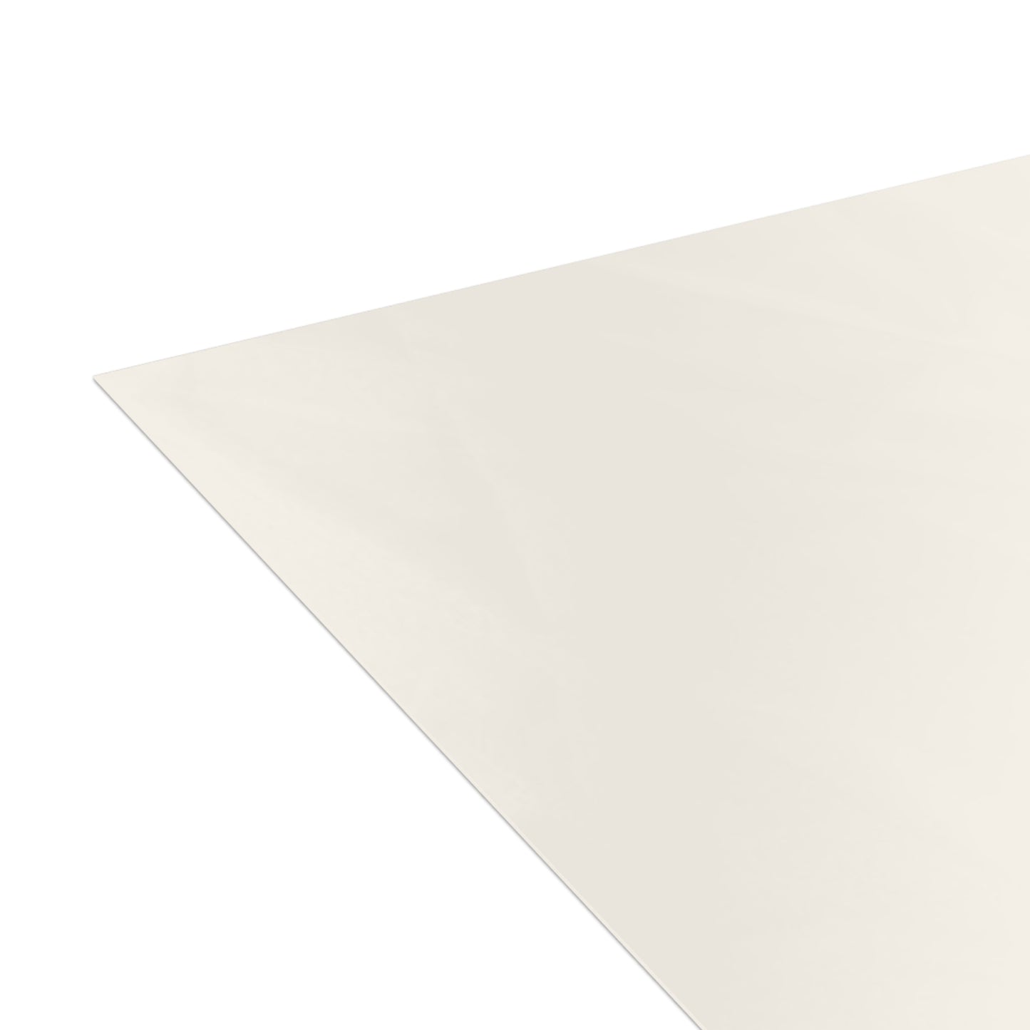 White sheet of paper on a white background