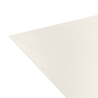 White sheet of paper on a white background