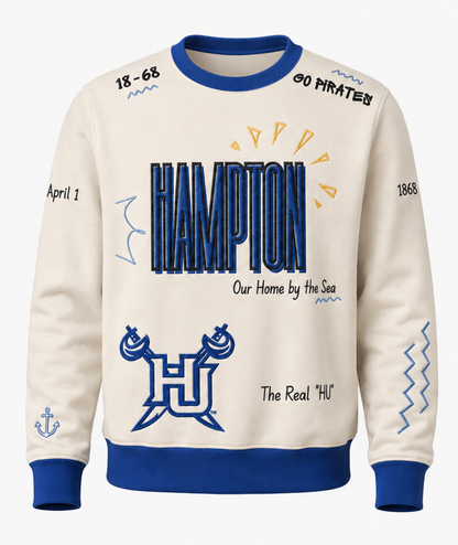 Hampton University In Our Own Words Sweatshirt – HBCU Pirate Pride Apparel