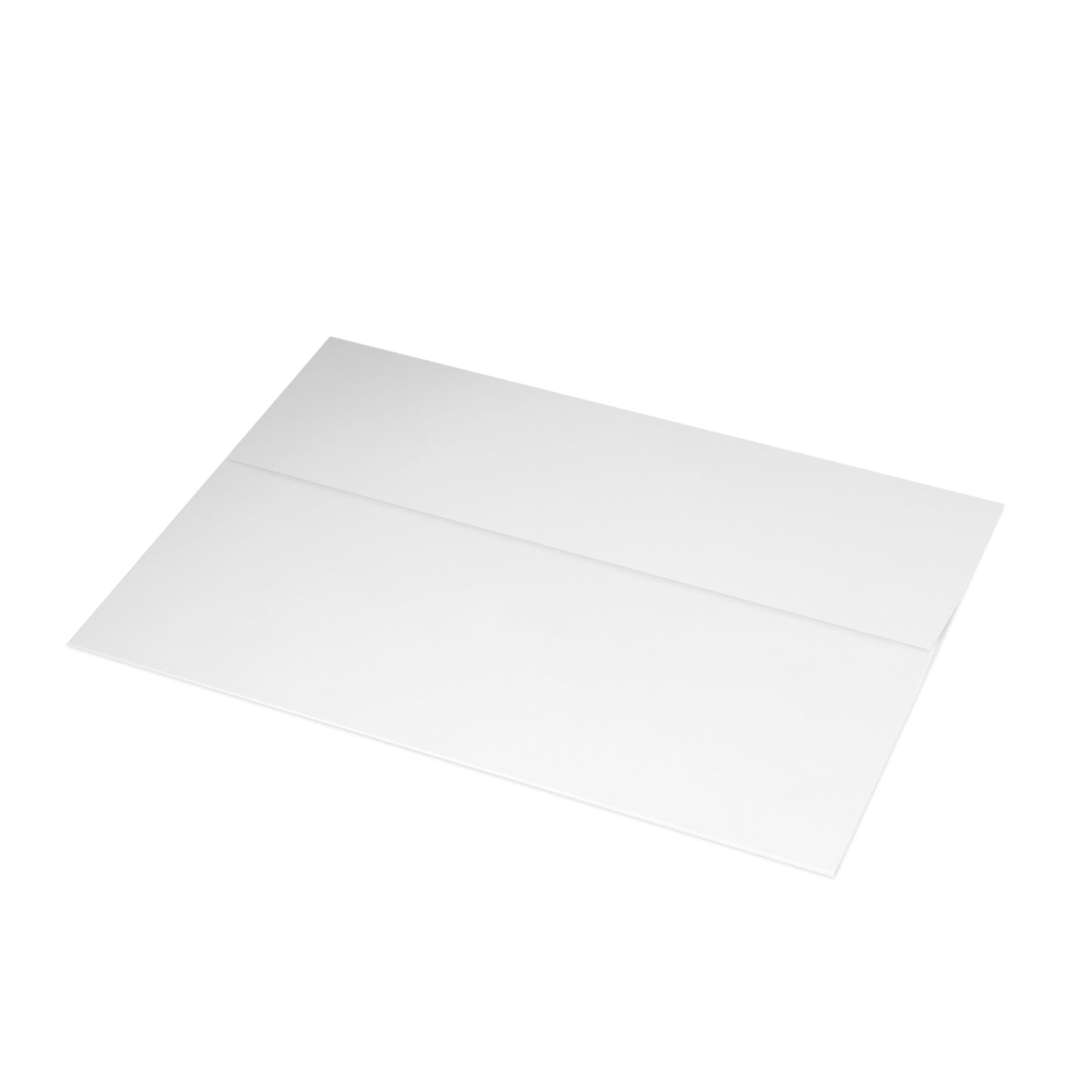 White envelope on a white background
