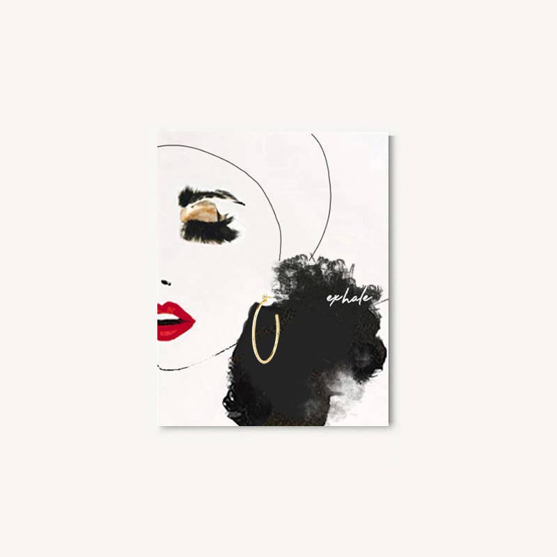 Exhale Encouragement Greeting Card