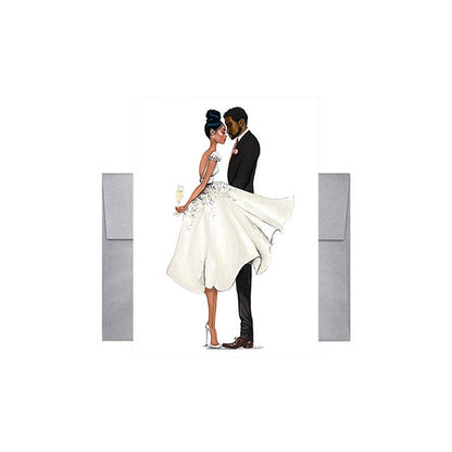 Quiet Moments Greeting Card -Multicultural, African American