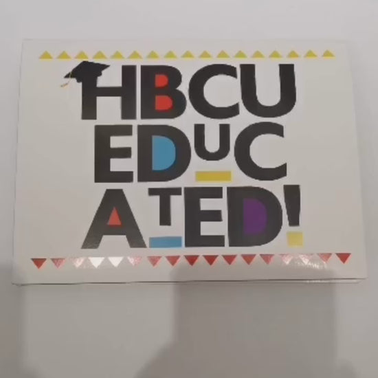 107 HBCUs card. Historically Black Colleges & Universities graduation card video