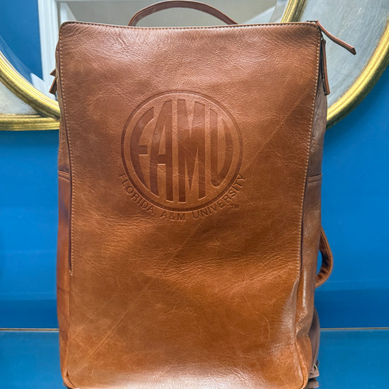 FAMU Heritage backpack inside video buffalo leather