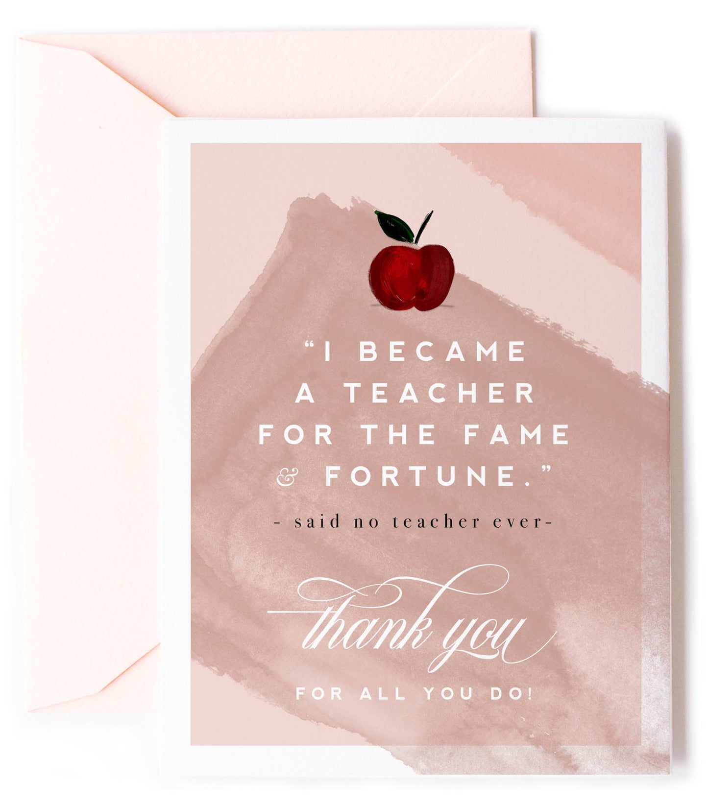 Teacher Thank You Greeting Card